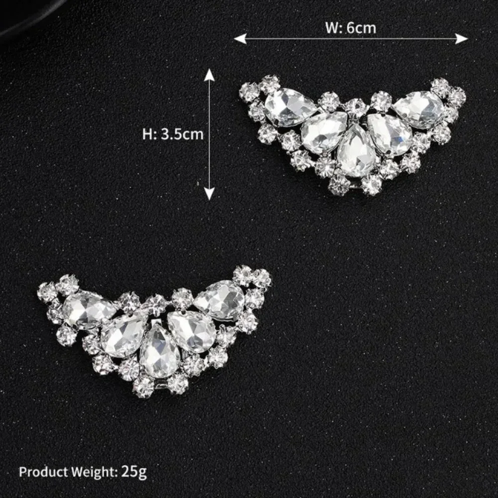 7pc One-Of-A-Kind Bridal Tiara Set for Weddings - Picture 16 of 17